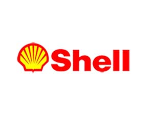 Shell Oil Gas station display fixtures for indoor and outdoor displays and signage